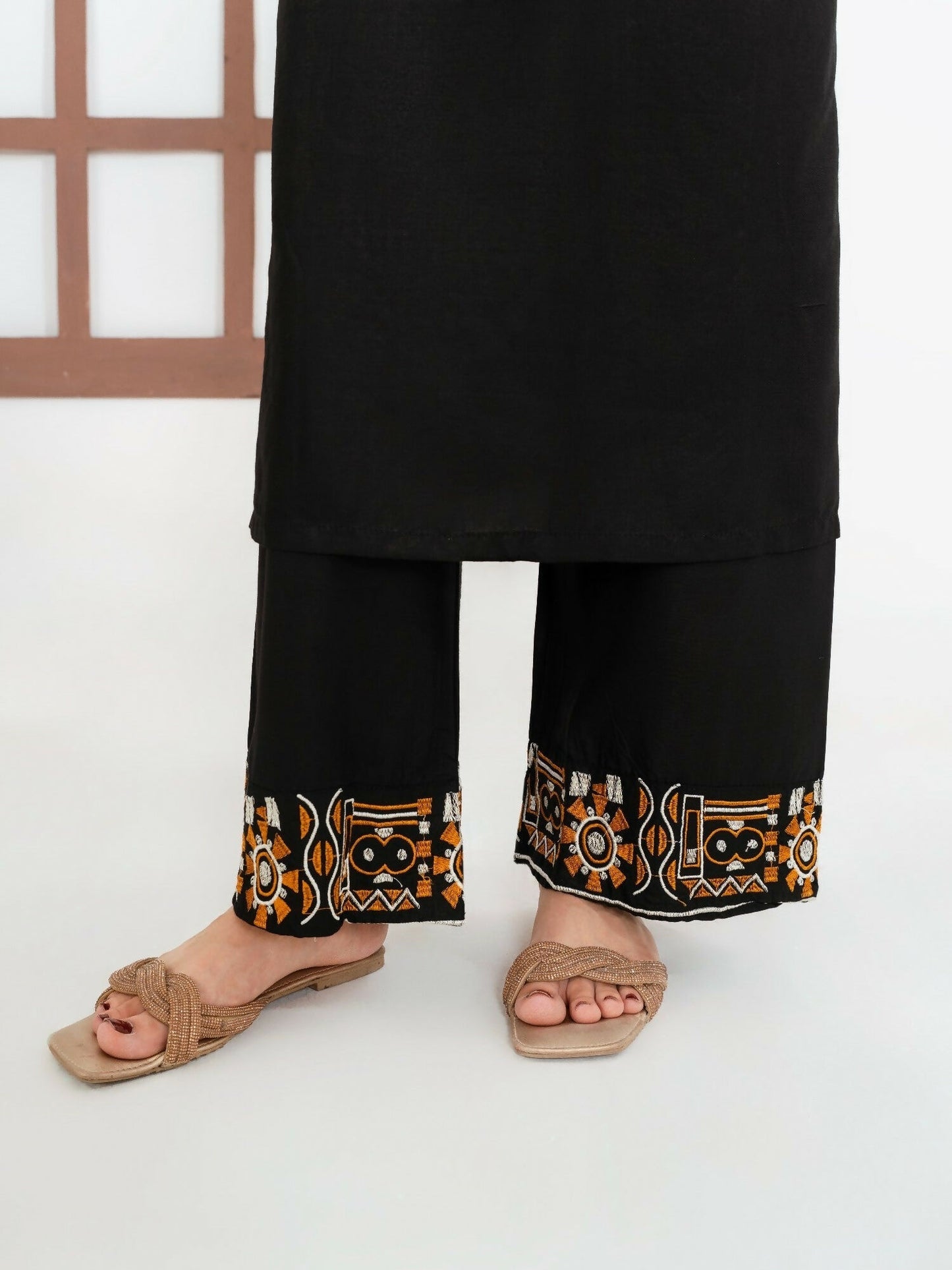 Stylish Collection Enchant Pret Linen Embroidered 2-Piece Suit-Monika