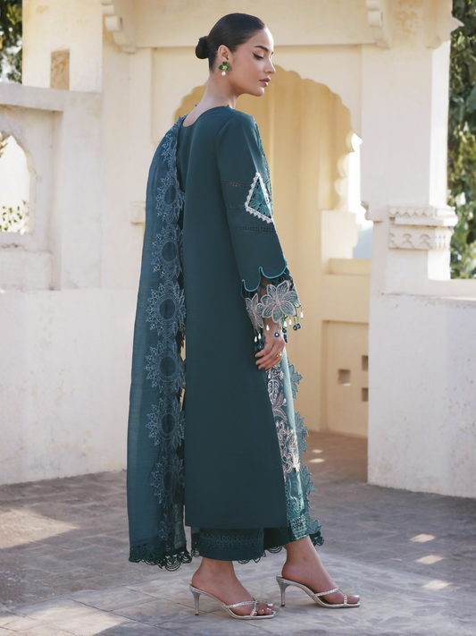 Parishay Shangrila Lawn Embroidered Unstitched 3-Piece Suit-SLA-08