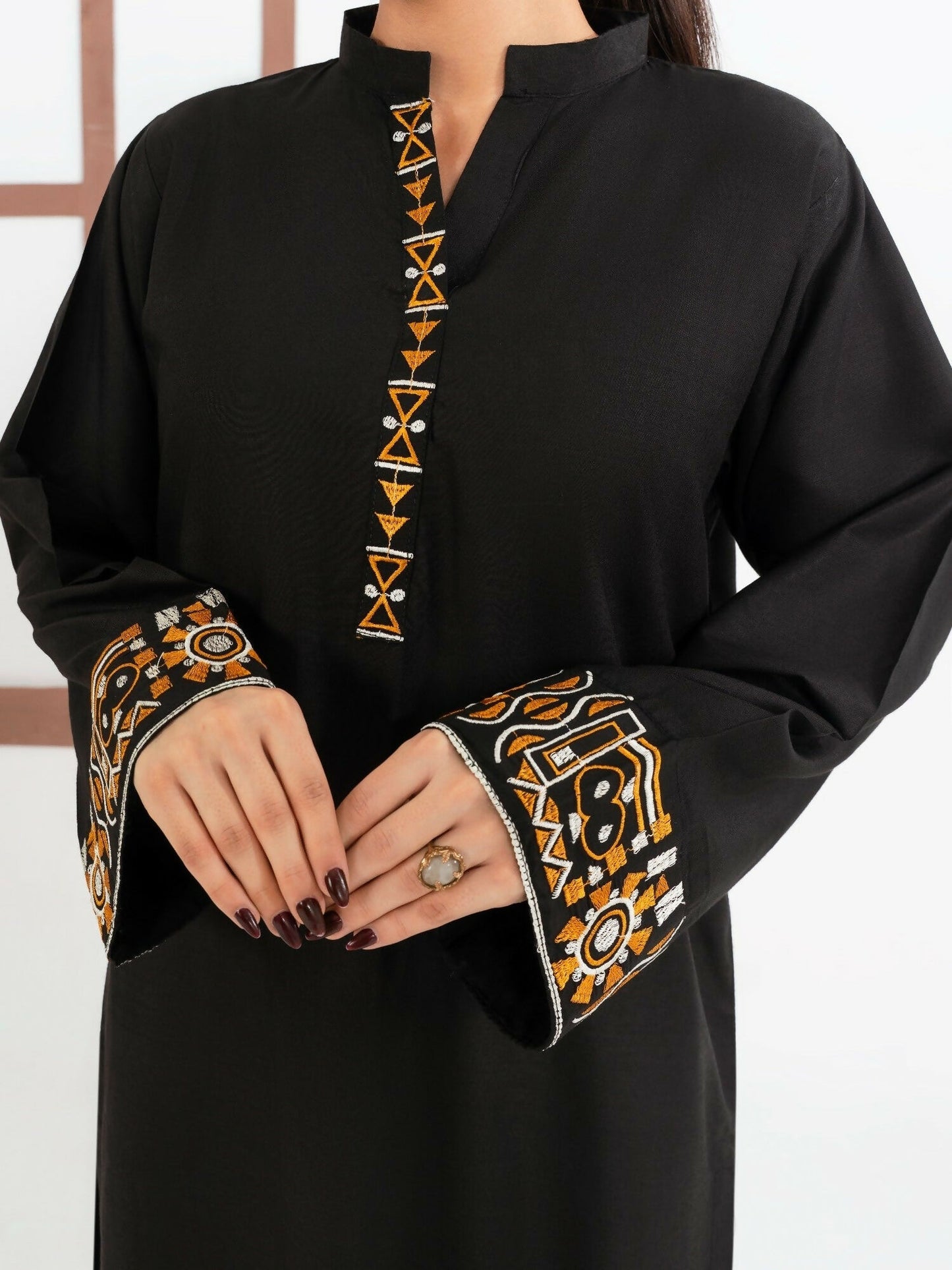 Stylish Collection Enchant Pret Linen Embroidered 2-Piece Suit-Monika