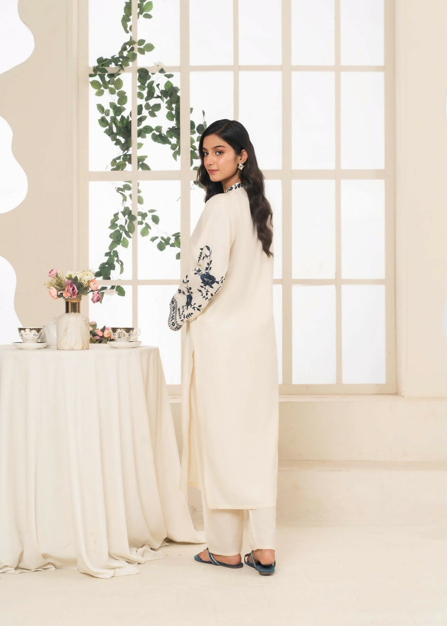 Stylish Collection Aaraish Linen Embroidered Stitched 2-Piece Suit-Imperial Attire