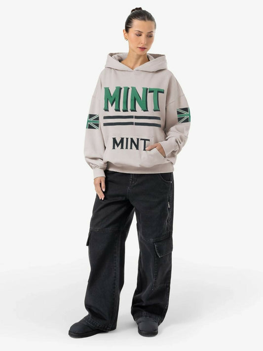 Jupiter Heavy GSM Mint Puff Printed Oversized Hoodie-14858