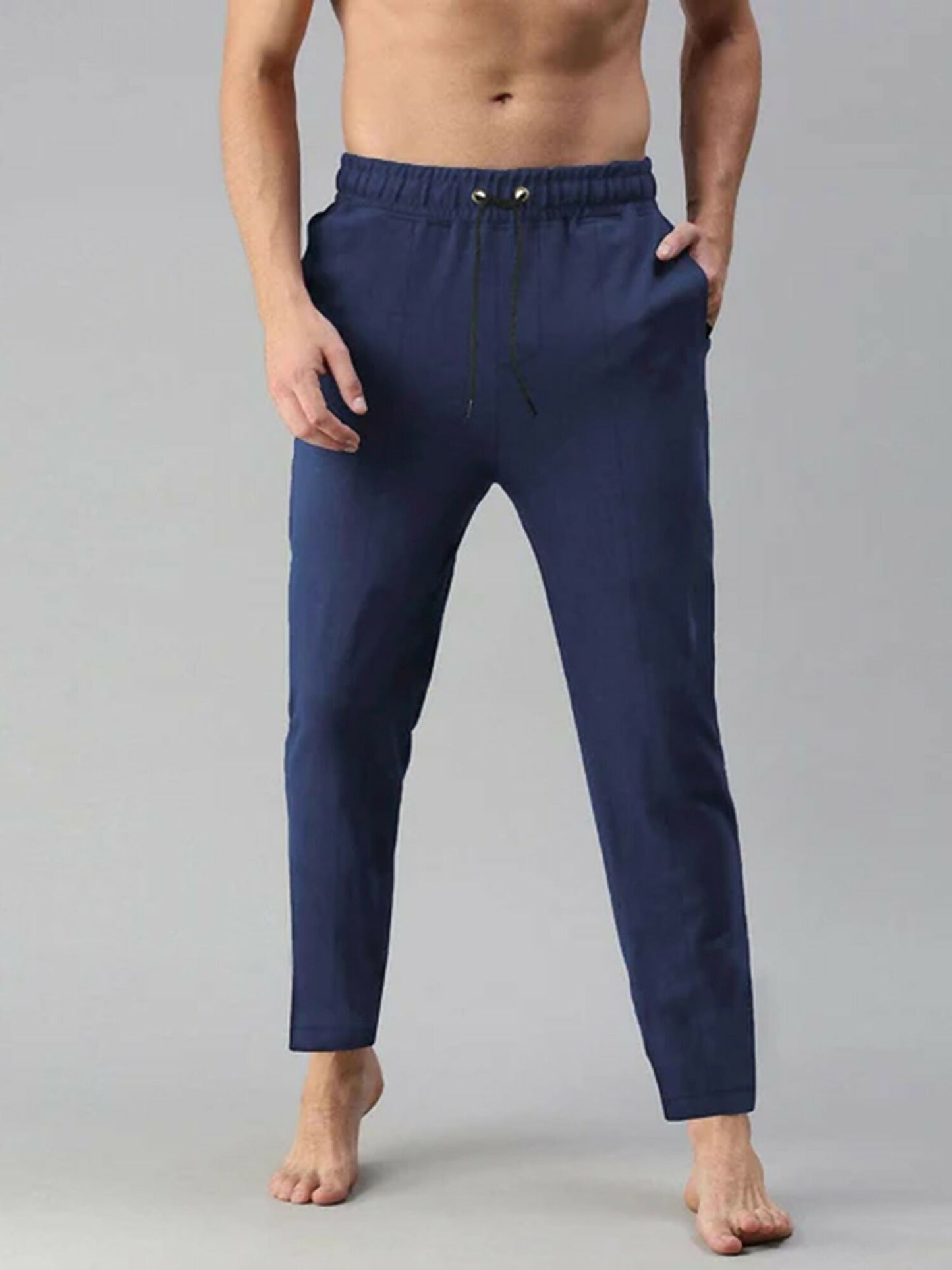 Jupiter Plain High Quality Double Belt Fleece Trousers-11913