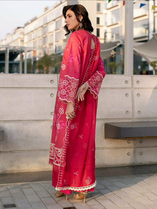 Mahnur Broadway Luxury Lawn'26 Embroidered Stitched 3-Piece Suit-BW-013