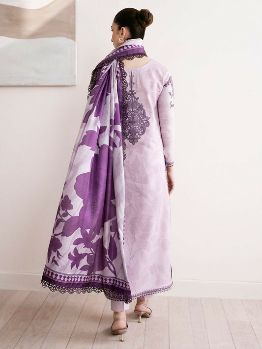 Binilyas Viscose Embroidered Unstitched 3-Piece Suit-73-A