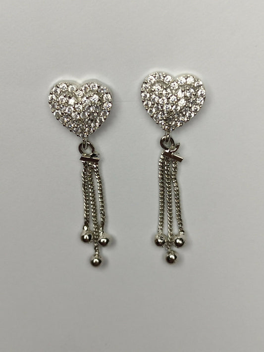 H&A Jewellery One Carat American Diamond Earrings