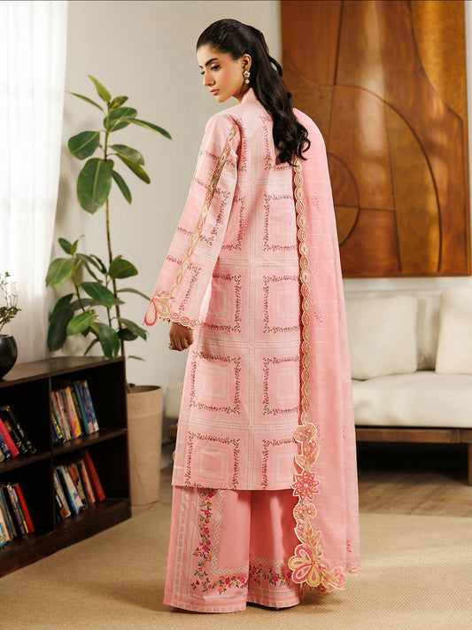 Mahnur Leila Lawn'26 Embroidered Stitched 3-Piece Suit-L-06
