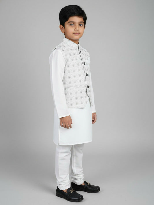 Tashu Wash & Wear Embroidered Stitched 3-Piece Suit-TB3-150