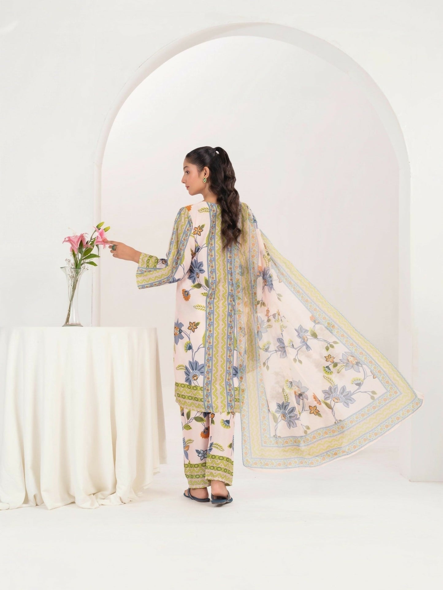 Stylish Collection Serene Summer Poly Lawn Printed Stitched 3-Piece Suit-Rukhsar.