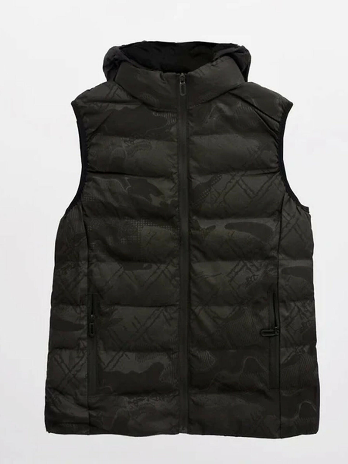 Funky's Removable Hood Self Pattern Gillet-13047