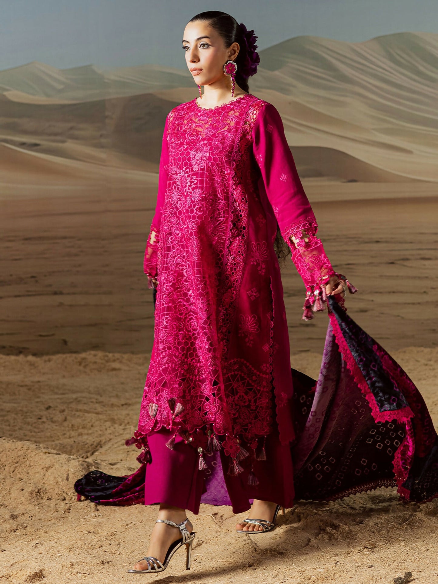 Mahnur Amelia Kotrai Embroidered Stitched 3-Piece Suit–CK-011