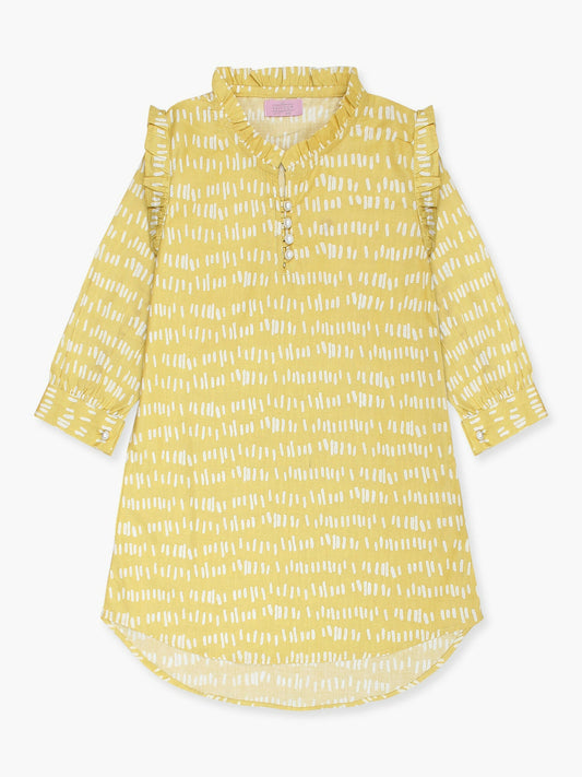 Velvour Girls Cotton Printed Stitched Kurti-VG81