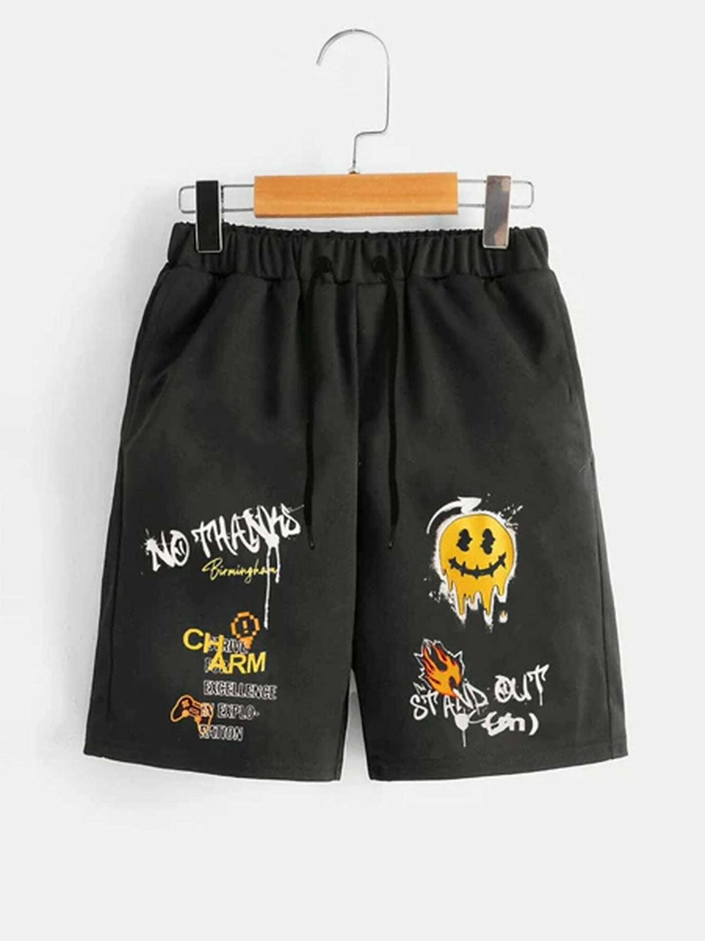 Jupiter Printed Graphic Terry Short-13393