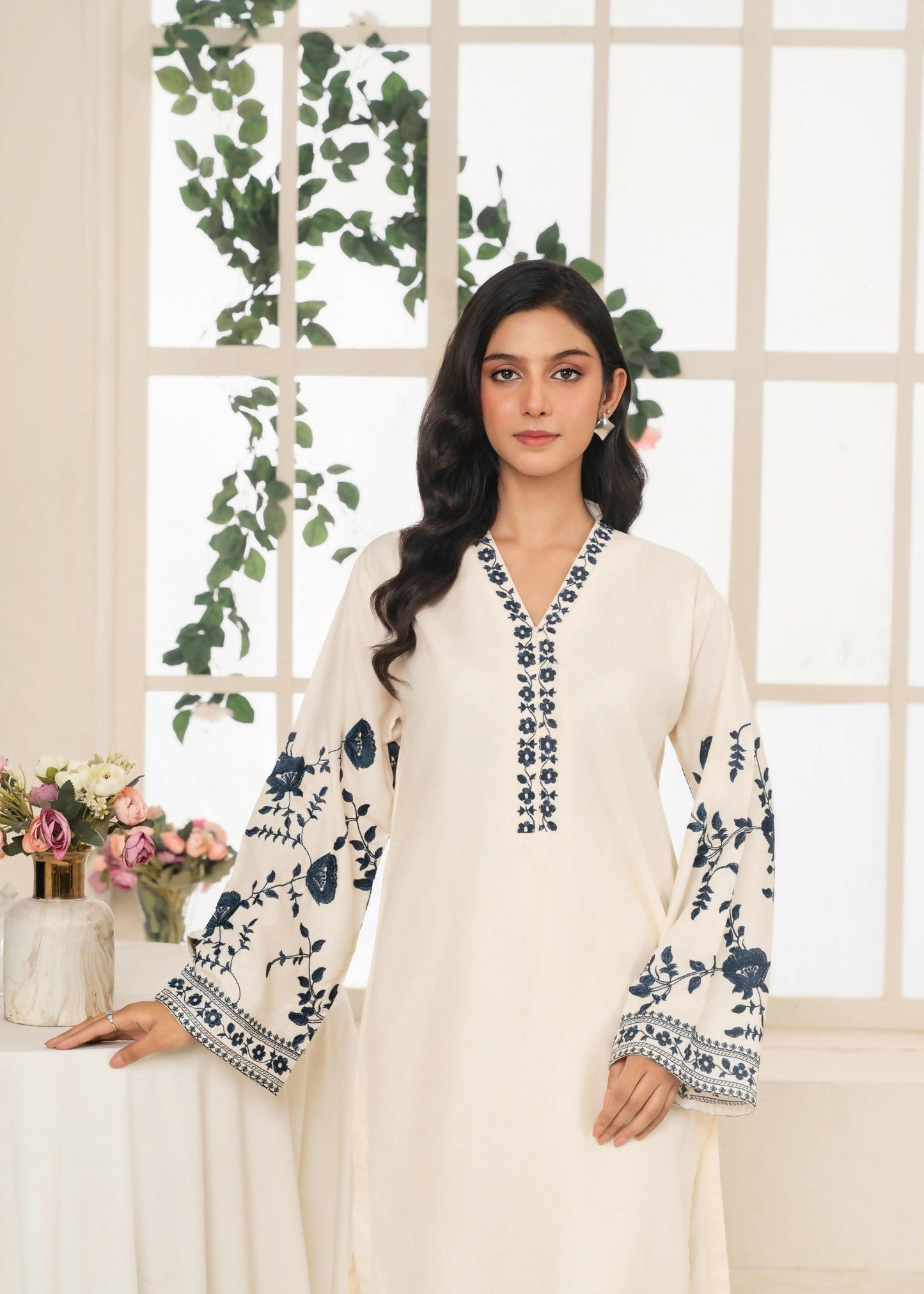Stylish Collection Aaraish Linen Embroidered Stitched 2-Piece Suit-Imperial Attire