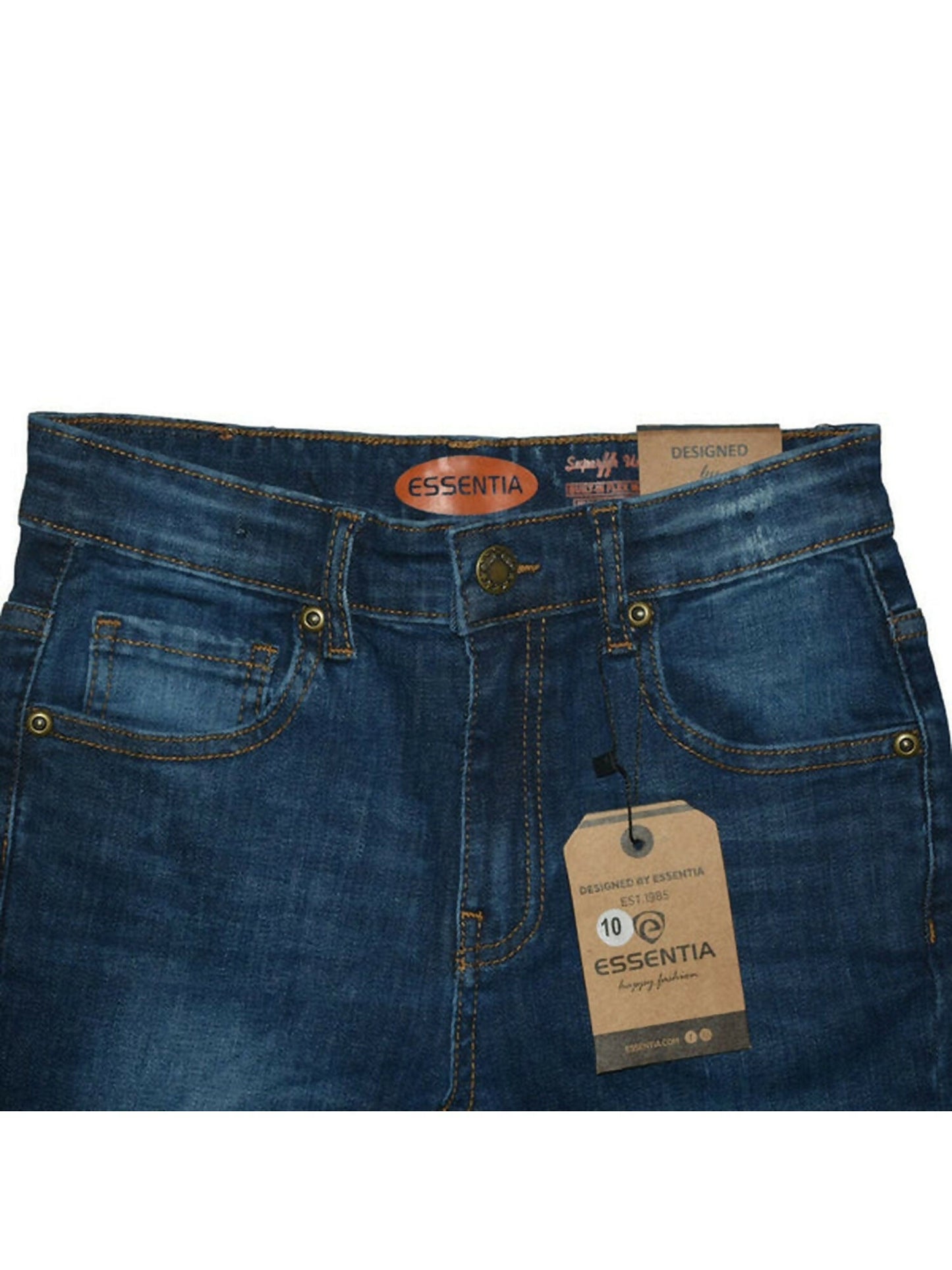 Funky's Plain Classy Stretchy Slim Fit Denim Pant-12031