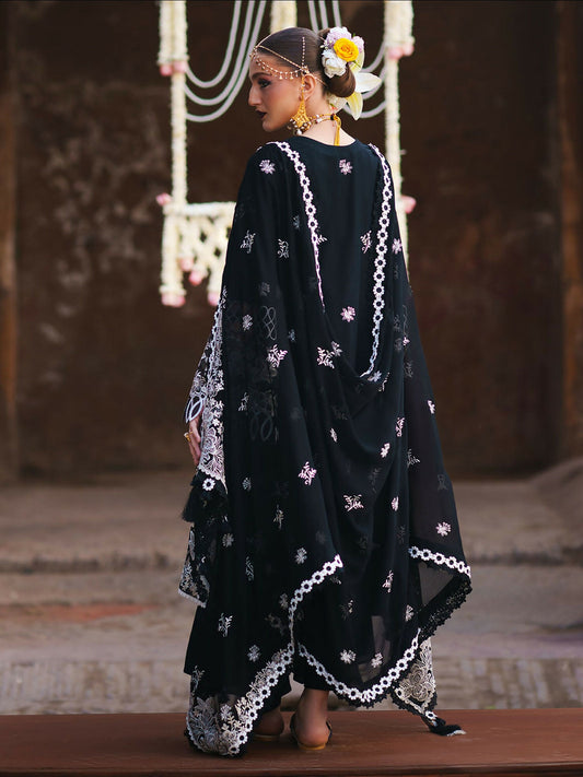 Mahnur Gul Luxury Lawn'26 Embroidered Stitched 3-Piece Suit-G-010