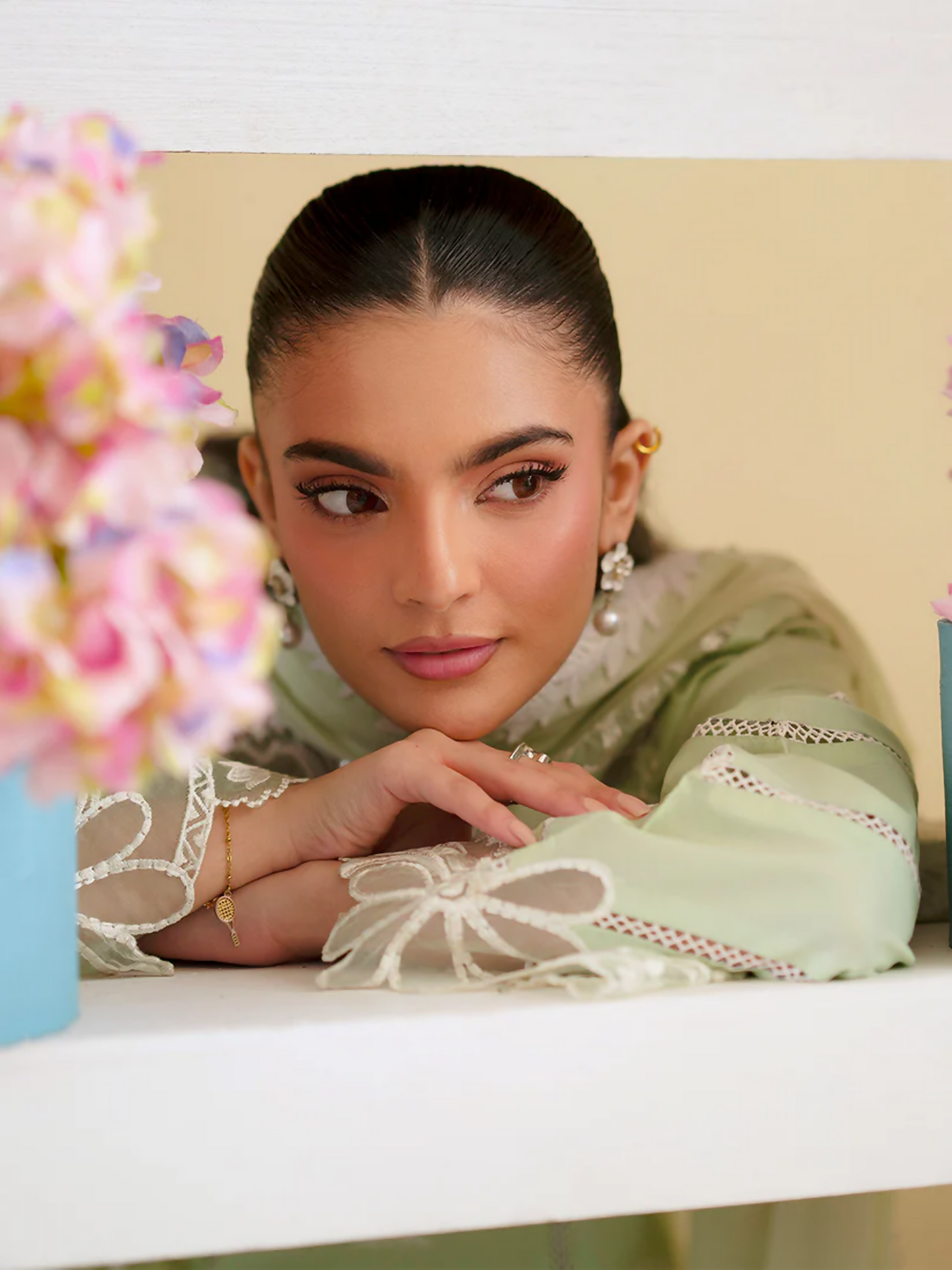 Mahnur Ember Lawn Embroidered Unstitched 3-Piece Suit-EM-004