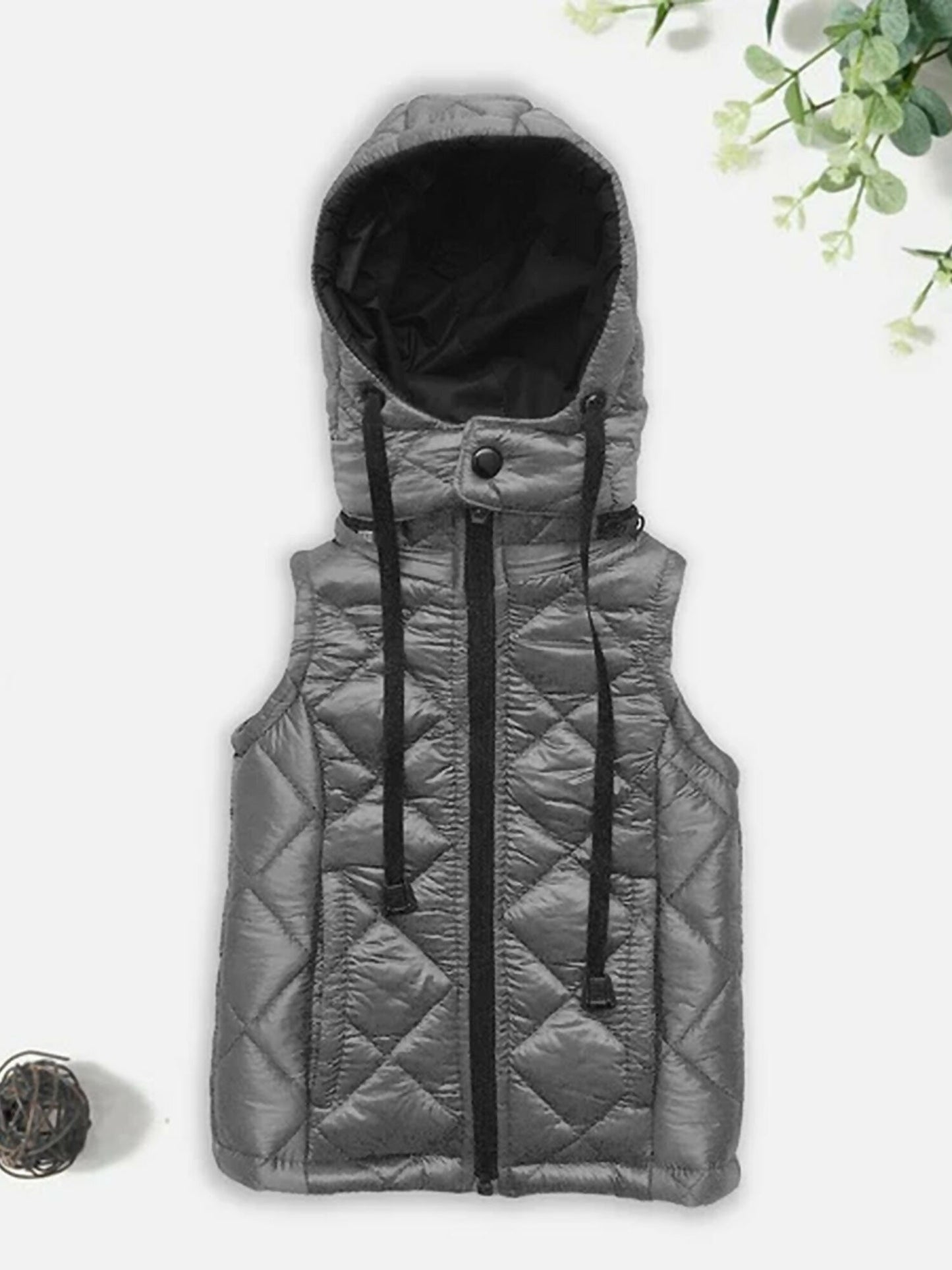 Jupiter Plain Kids Removable Hood Puffer Jacket-13200