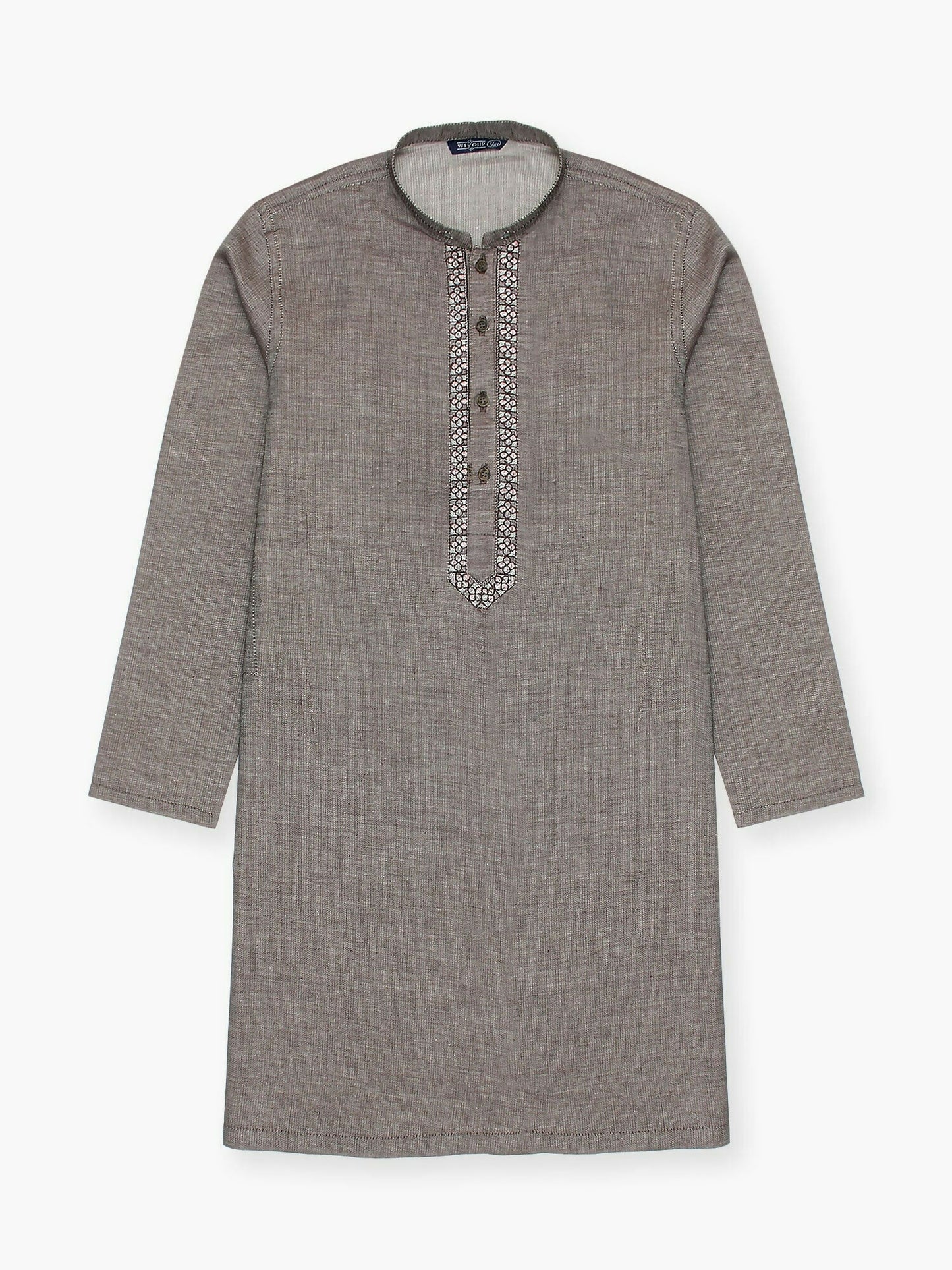 Velvour Boys Cotton Embroidered Stitched Kurta-VB200-B