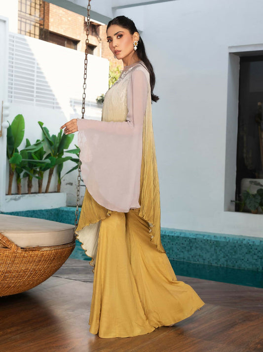 Shiza Hassan Sublime Luxury Pret Silk Embellished Stitched 2-Piece Suit-Stera