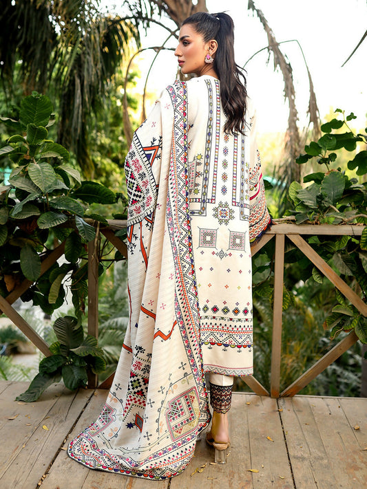 Binilyas Kotail Embroidered Unstitched 3-Piece Suit-764-A