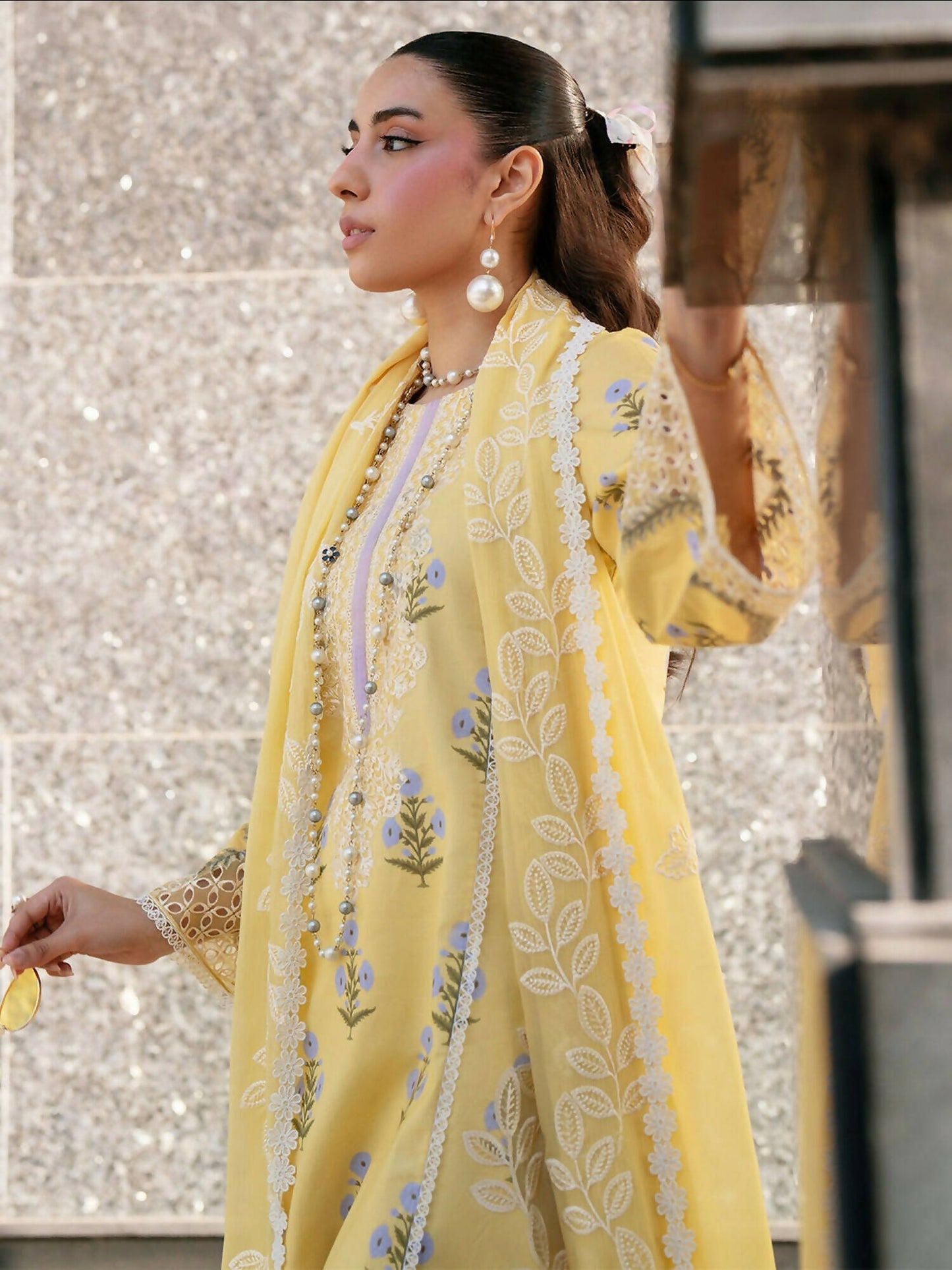 Mahnur Broadway Luxury Lawn'26 Embroidered Unstitched 3-Piece Suit-BW-006