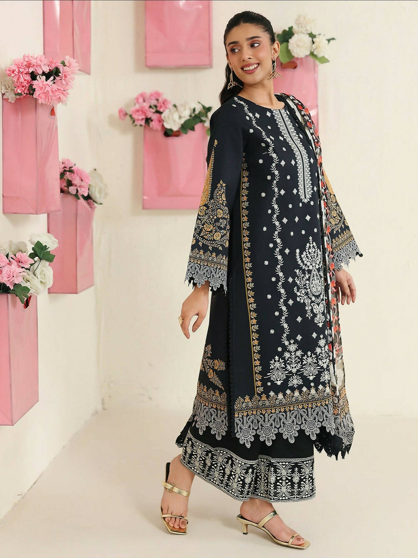 Mahnur Anaya Summer Vol 2 Lawn Embroidered Unstitched 3-Piece Suit-AN-2-05