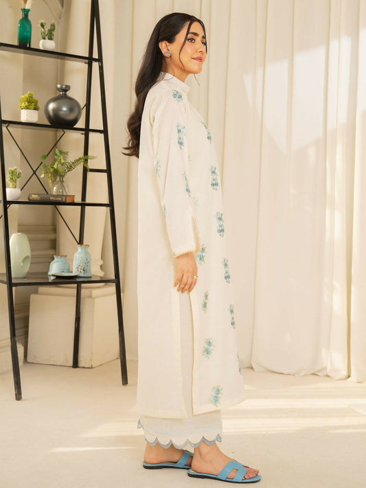 Mannat Clothing Summer Basics'25 Lawn Embroidered Stitched Suit-SB2020013