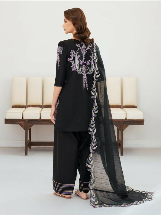 Mahnur Sera Pret'26 Lawn Embroidered Stitched 3-Piece Suit-SP-07