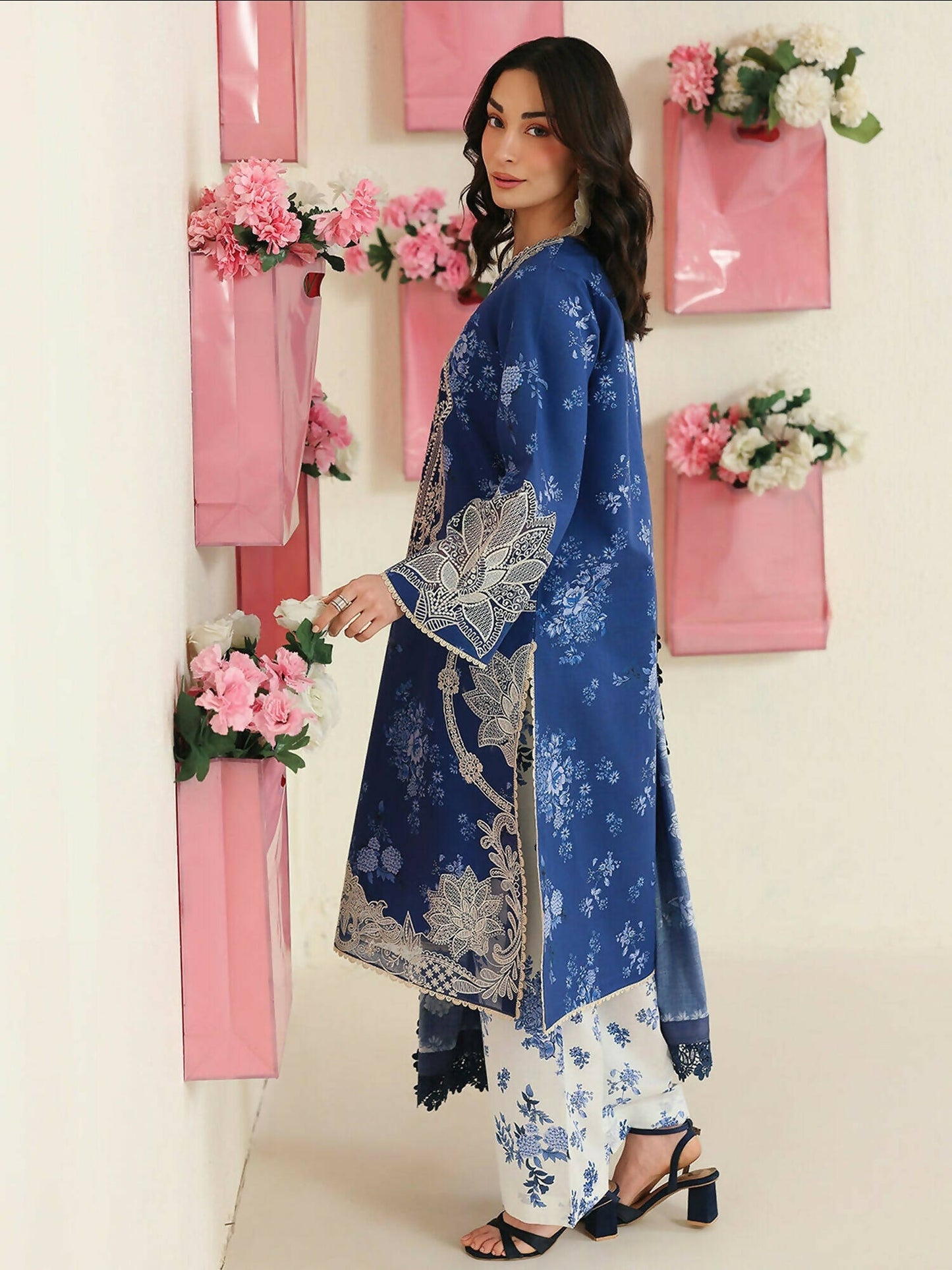Mahnur Anaya Summer Vol 2 Lawn Embroidered Unstitched 3-Piece Suit-AN-2-03