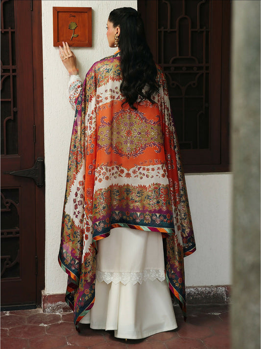 Binilyas Lumina Summer Lawn Embroidered Unstitched 3-Piece Suit-L74-B