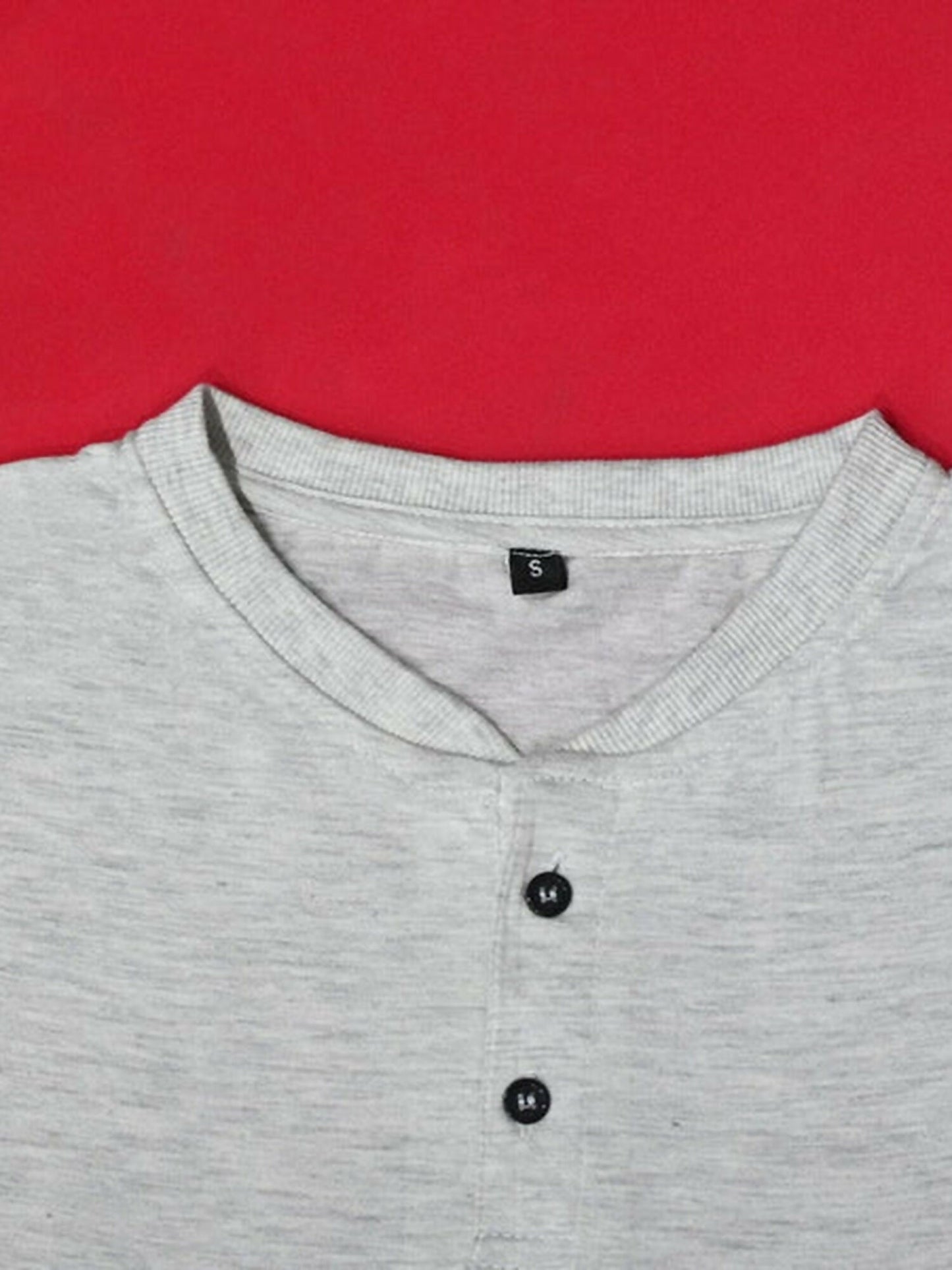 Henley Neck Nice Fit Soft Tee-14594