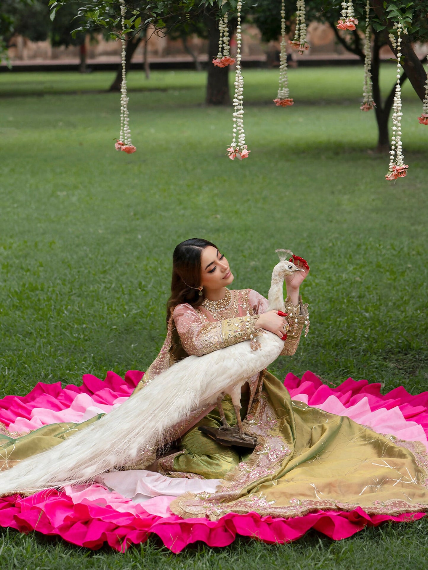 Parishay Ranibagh Luxury Formals Tissue Silk Embroidered Unstitched 3-Piece Suit-Noor Mahal