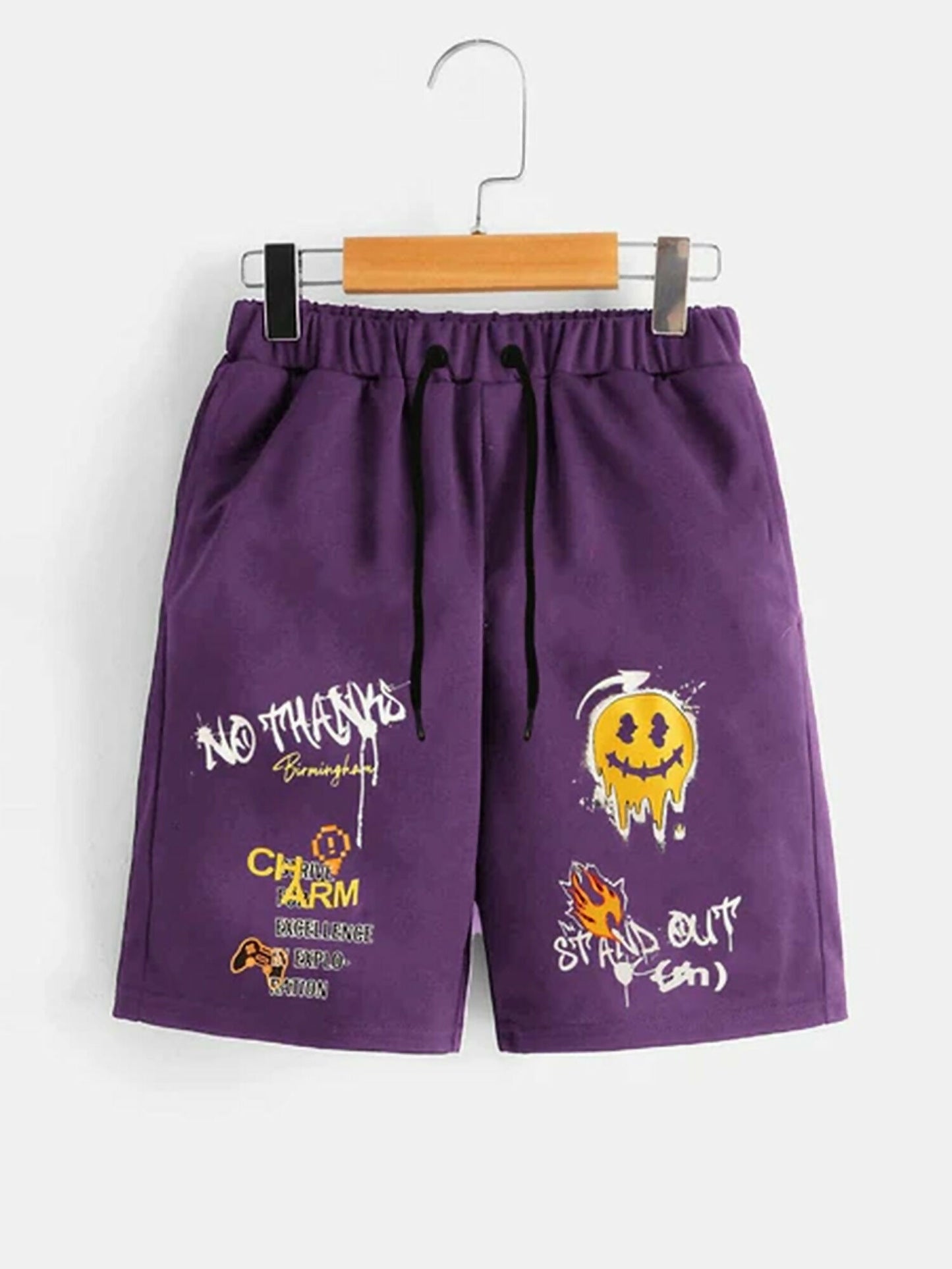 Jupiter Printed Graphic Terry Short-13393