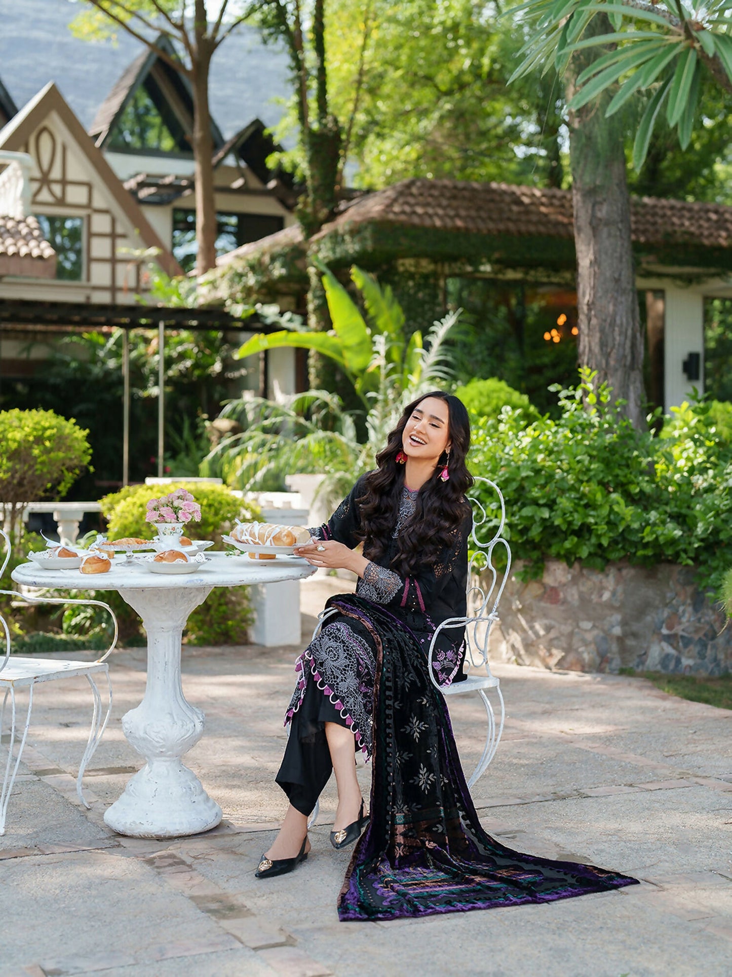 Parishay Panache Winter Corduroy Embroidered Stitched 3-Piece Suit-PNE-01