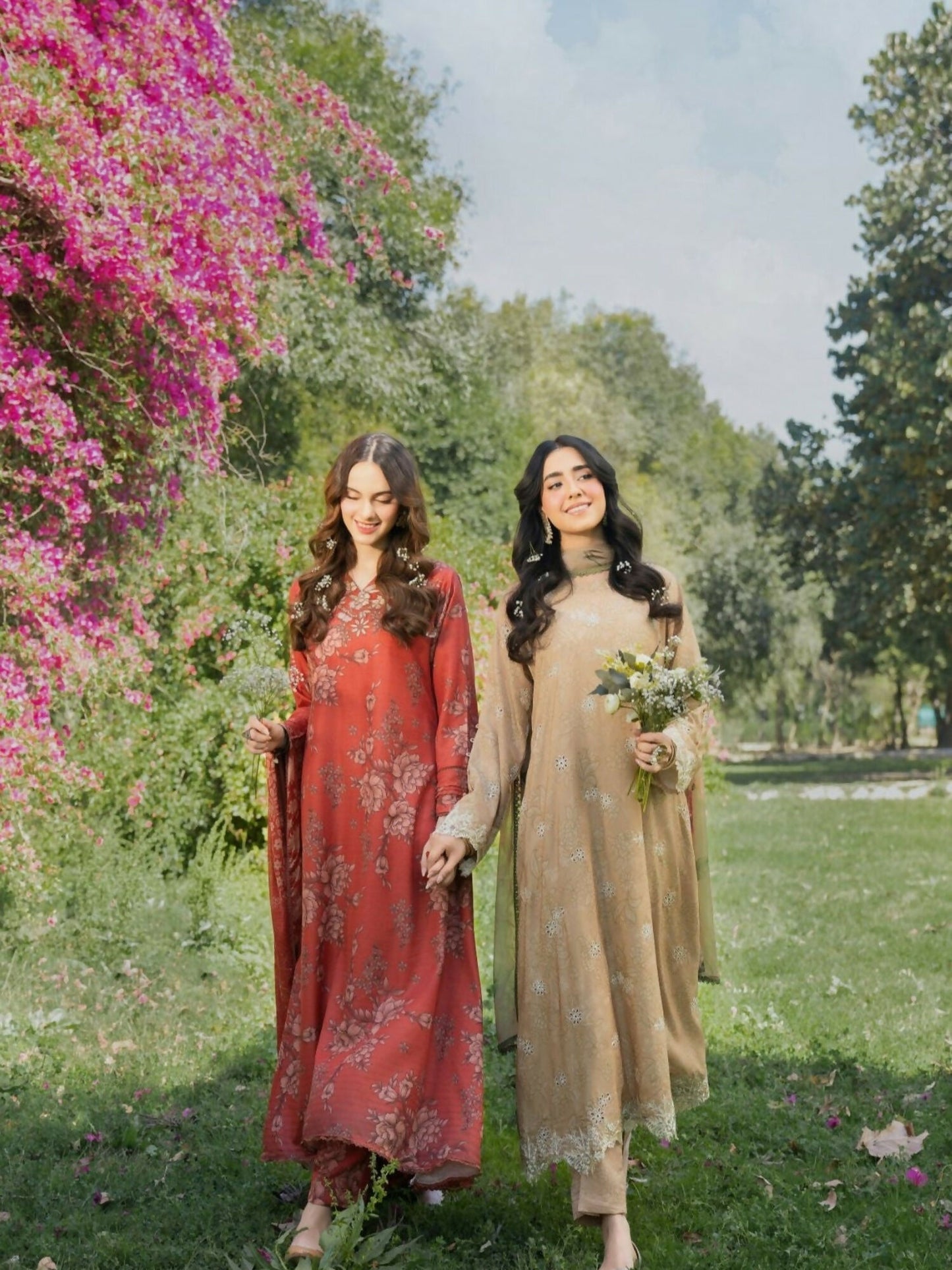 Panache Apparel Serenity Lawn Embroidered Stitched Suit-Spiced