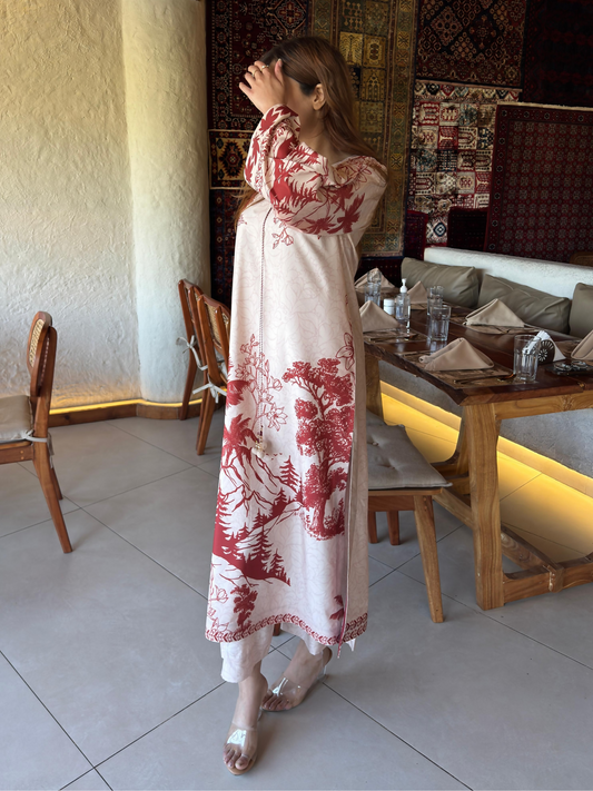 Sehrish Kanwal K-Ord Crepe Printed Co-Ord Set-Victoria