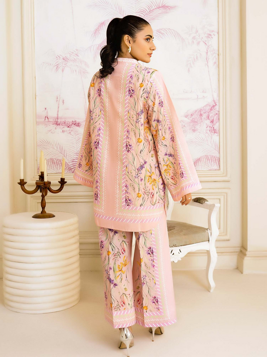 Allure By IH Salina Lawn Silk Printed Co-Ord Set-Vanya