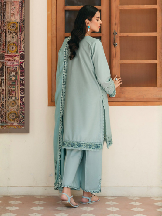 Mannat Clothing Lawn Embroidered Stitched Suit-Amalia