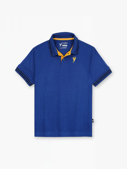 Velvour Boys Pique Tipping Collar Polo Shirt-VP11-C
