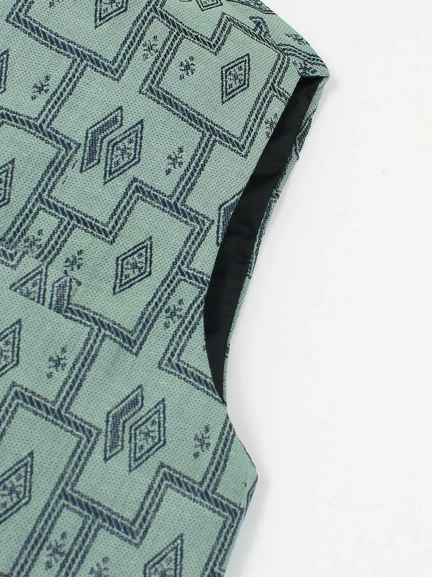 Velvour Boys Jacquard Printed Waistcoat-VW06-B