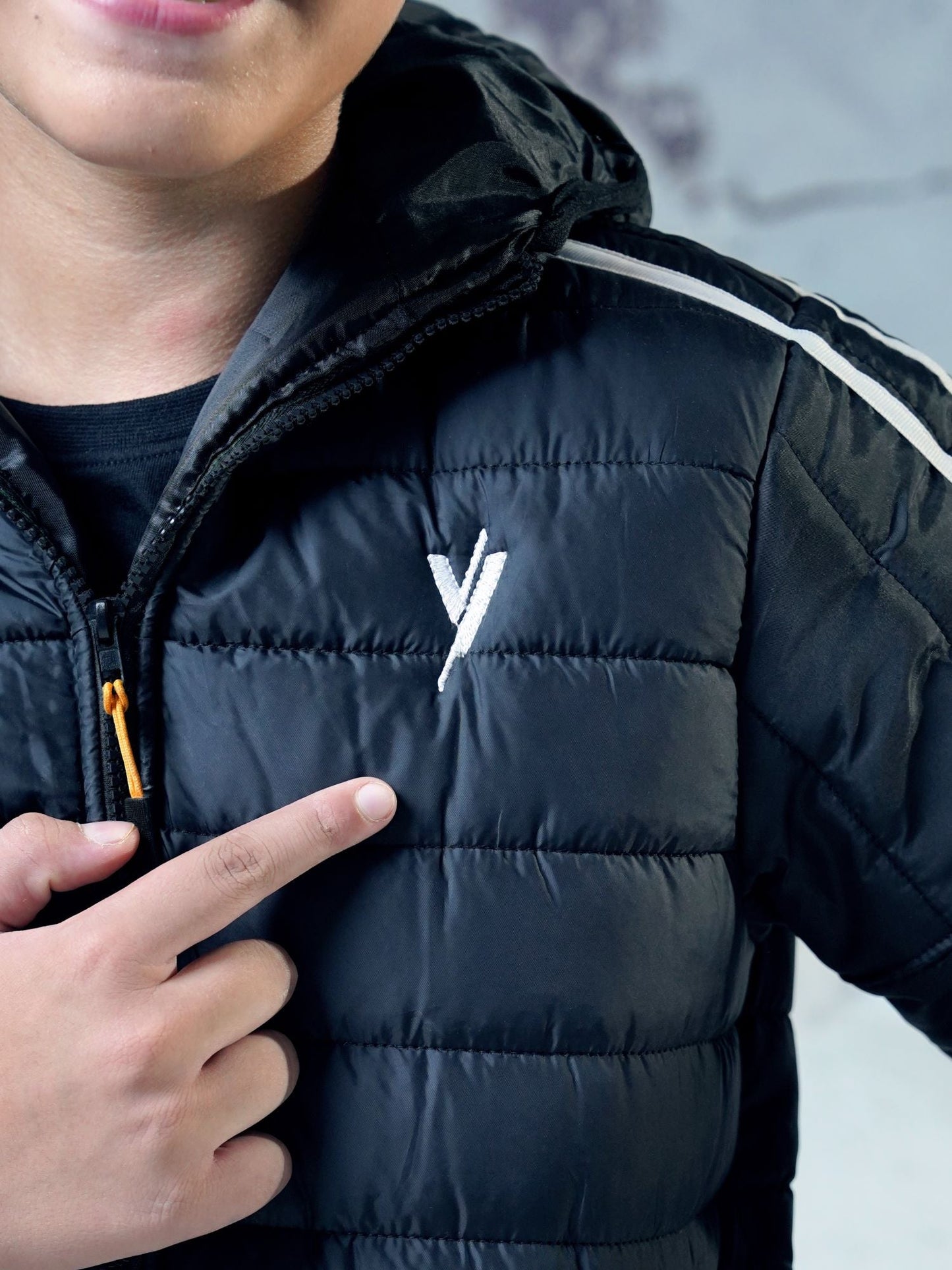 Velvour Full Sleeves Hooded Puffer Jacket-VJ27-A