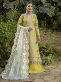Yellow Rabazka Lawn Embroidered Unstitched 3-Piece Suit-WUS-SV1-25-LUX-05