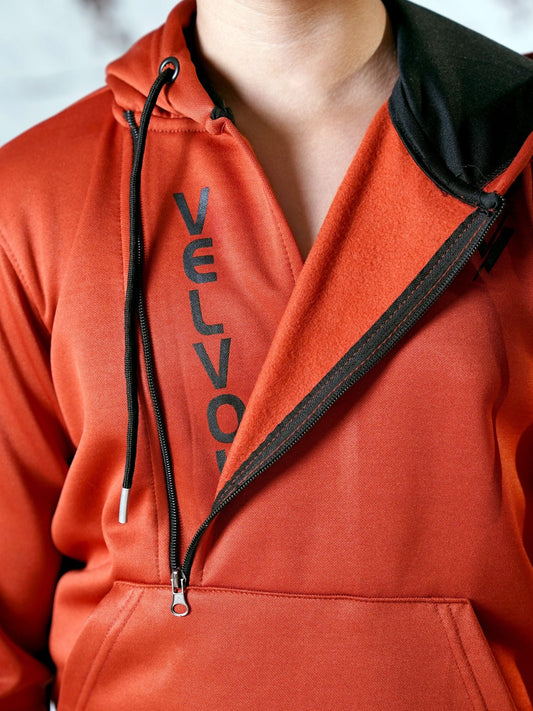 Velvour Fleece Hooded Tracksuit-VWT30-C
