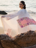 Mahnur Sirene Luxury Lawn Embroidered Unstitched 3-Piece Suit-Magnolia