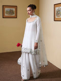 Hussain Rehar Pret SS'25 Raw Silk Embellished Stitched 3-Piece Suit-Swoon
