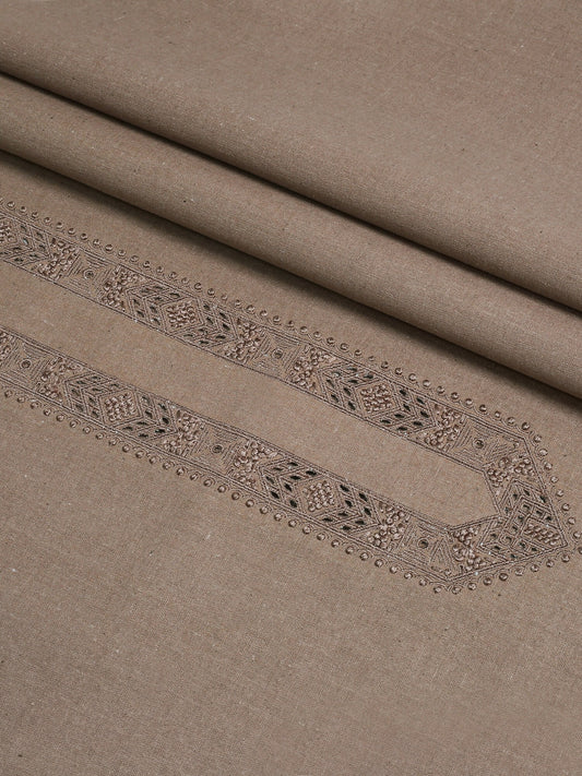 Fabrich Men Khaddar Cutwork Embroidered Unstitched Shalwar Kameez-GTS-KB-019