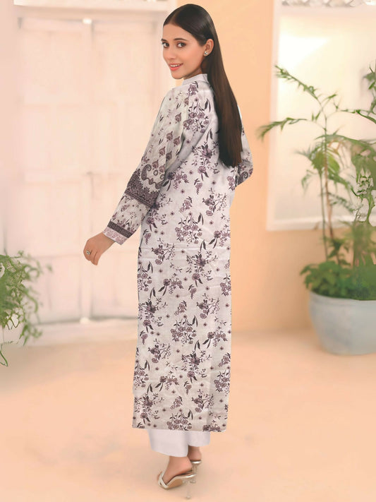 Cross Sketch Lawn Printed Unstitched 2-Piece Suit-Naaz