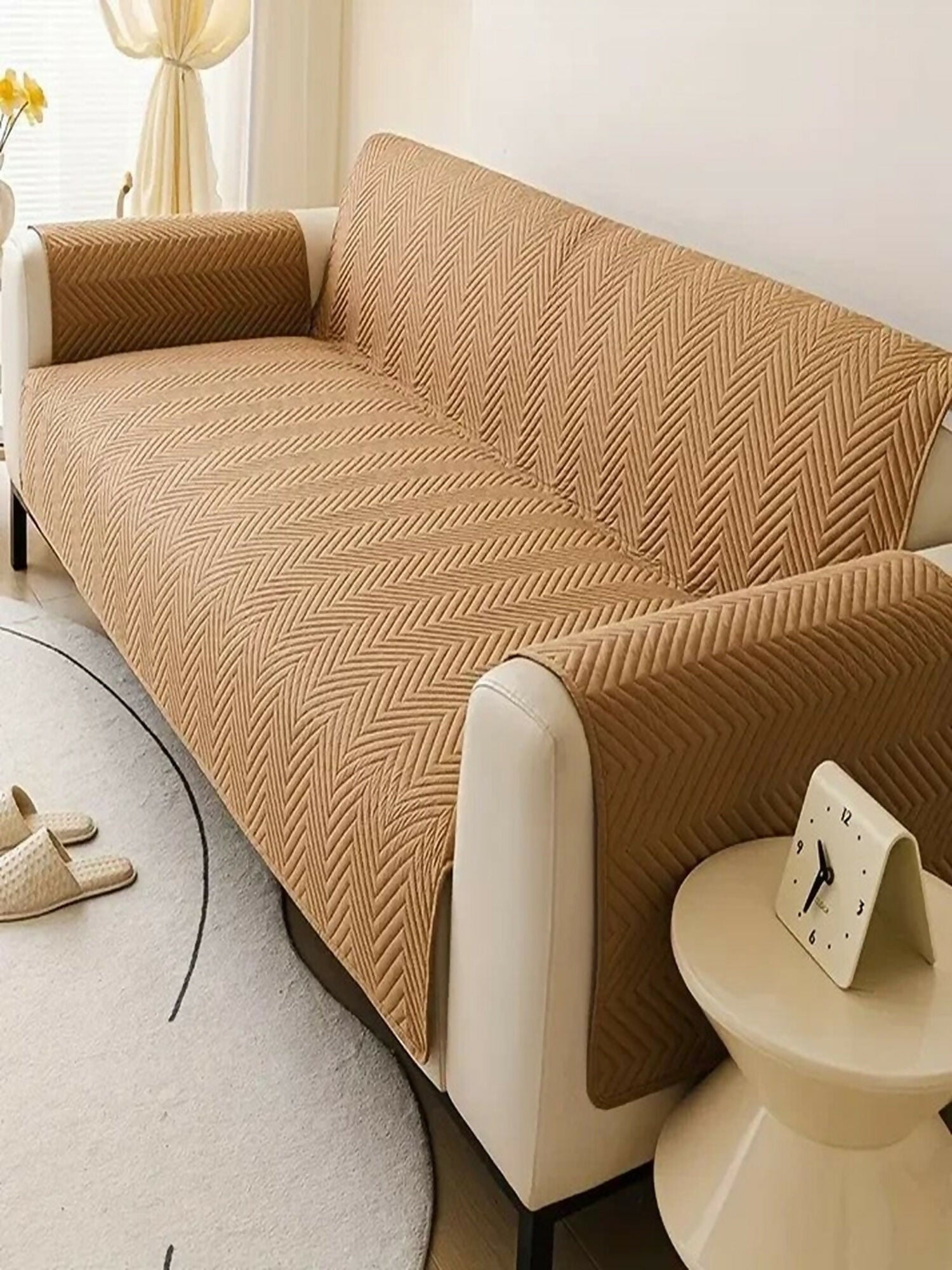 Elegant Bedding Mat Ultrasonic Micro Sofa Cover