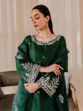Allure By IH Raw Silk Embellished Stitched 3-Piece Suit-Camelia