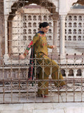 Jugnu By Hussain Rehar Khaddar'25 Embroidered Unstitched 3-Piece Suit-Mitra